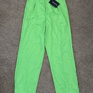PrettyLittleThing Green Trousers with Elastic Waistband